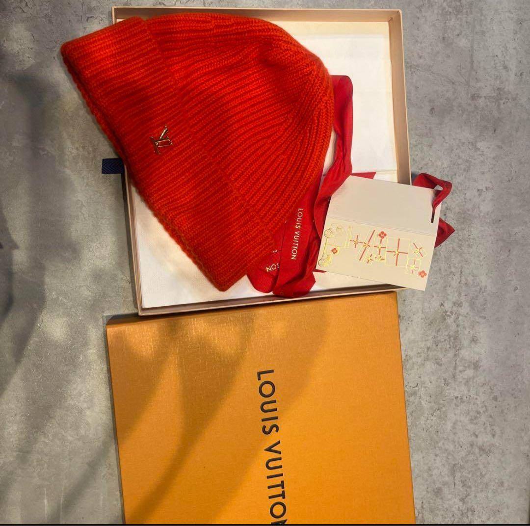 【激レア最安値】Louis Vuitton ビーニー LV スパーク RED
