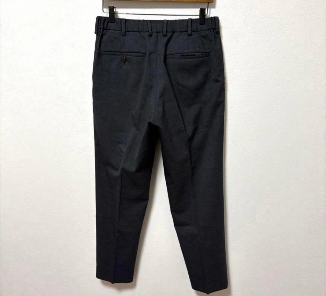 MARKAWARE フロントプリーツペグトップ オーガニックウールトロピカル 2