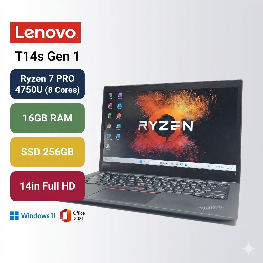 強力 Ryzen7 Pro T14s Gen1 16G SSD256G オフィス