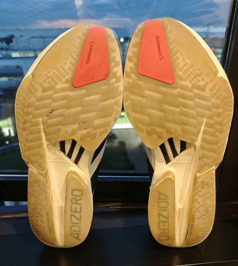 s*n様 【27.0cm※走行距離54km】adidas アディゼロ アディオス