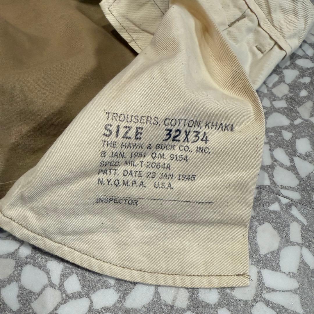 50s US ARMY m45 アメリカ軍 チノトラウザー チノパン　古着