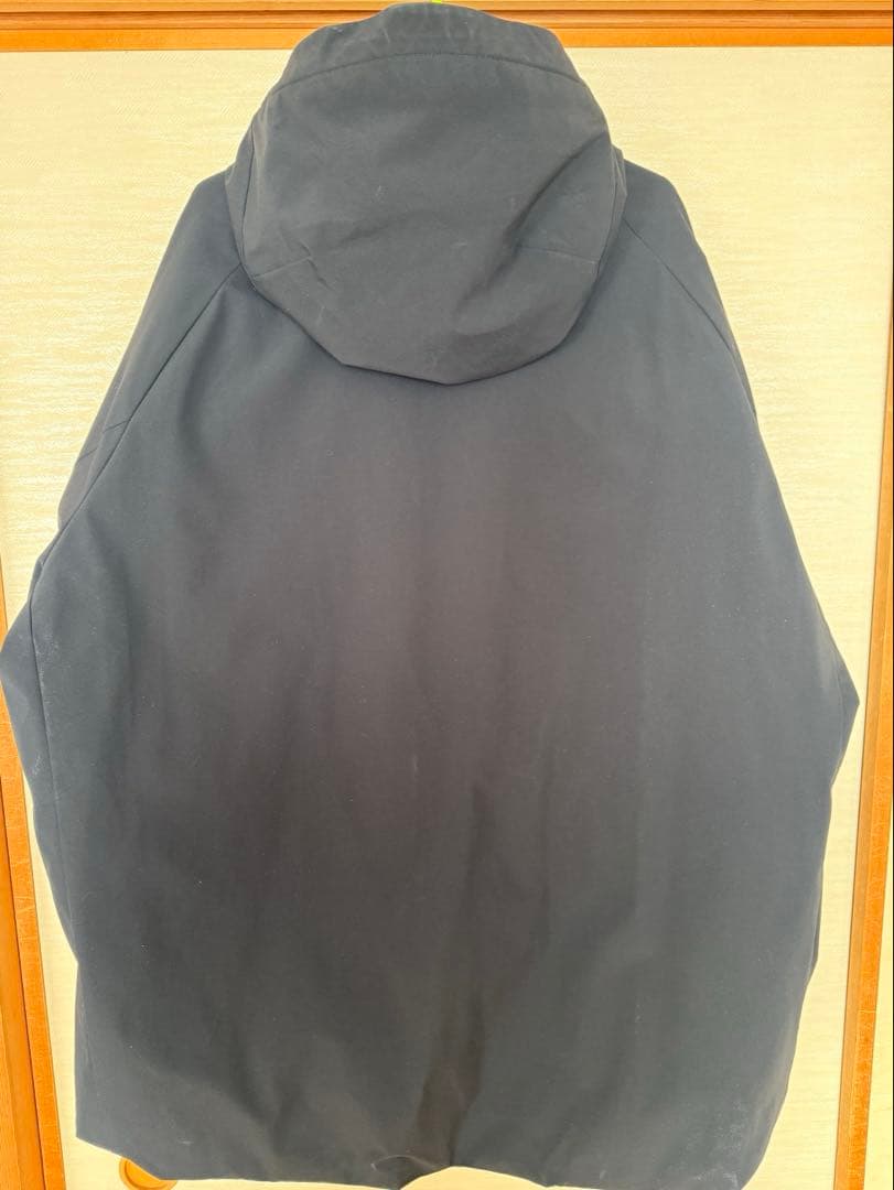 【美品】ハイブリッドダウンパーカ 09 BLACK 4XL