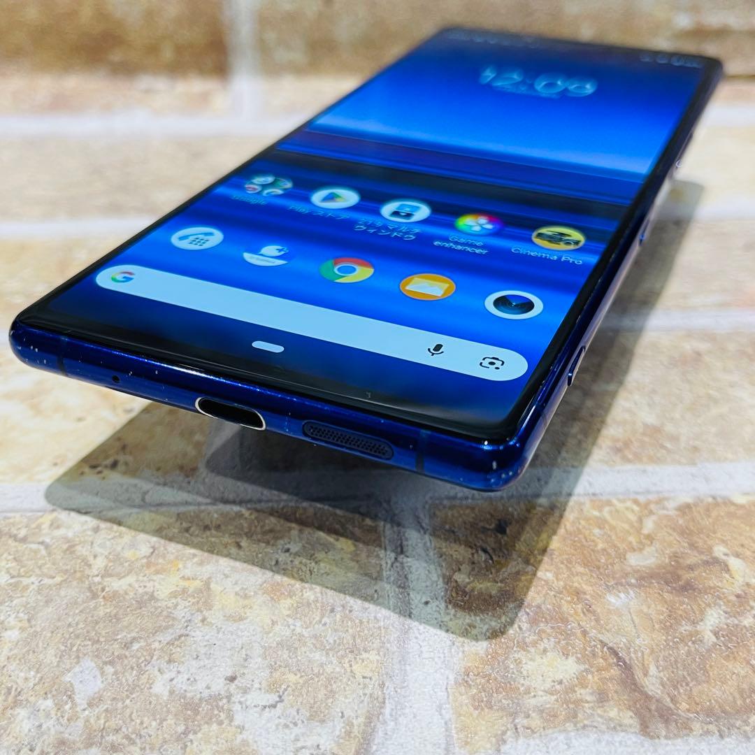 SIMフリー Xperia 1 64GB パープル 電池良好
