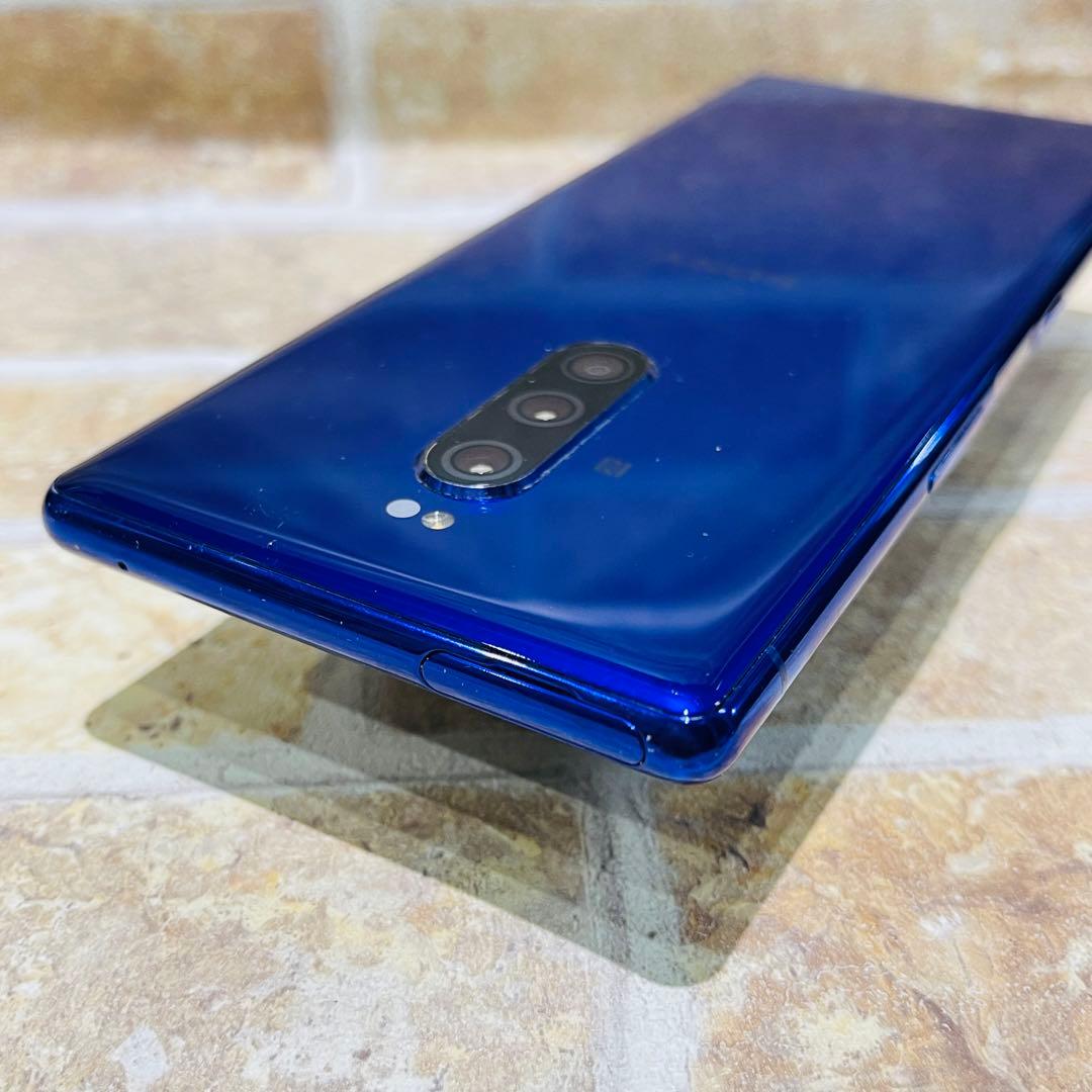 SIMフリー Xperia 1 64GB パープル 電池良好