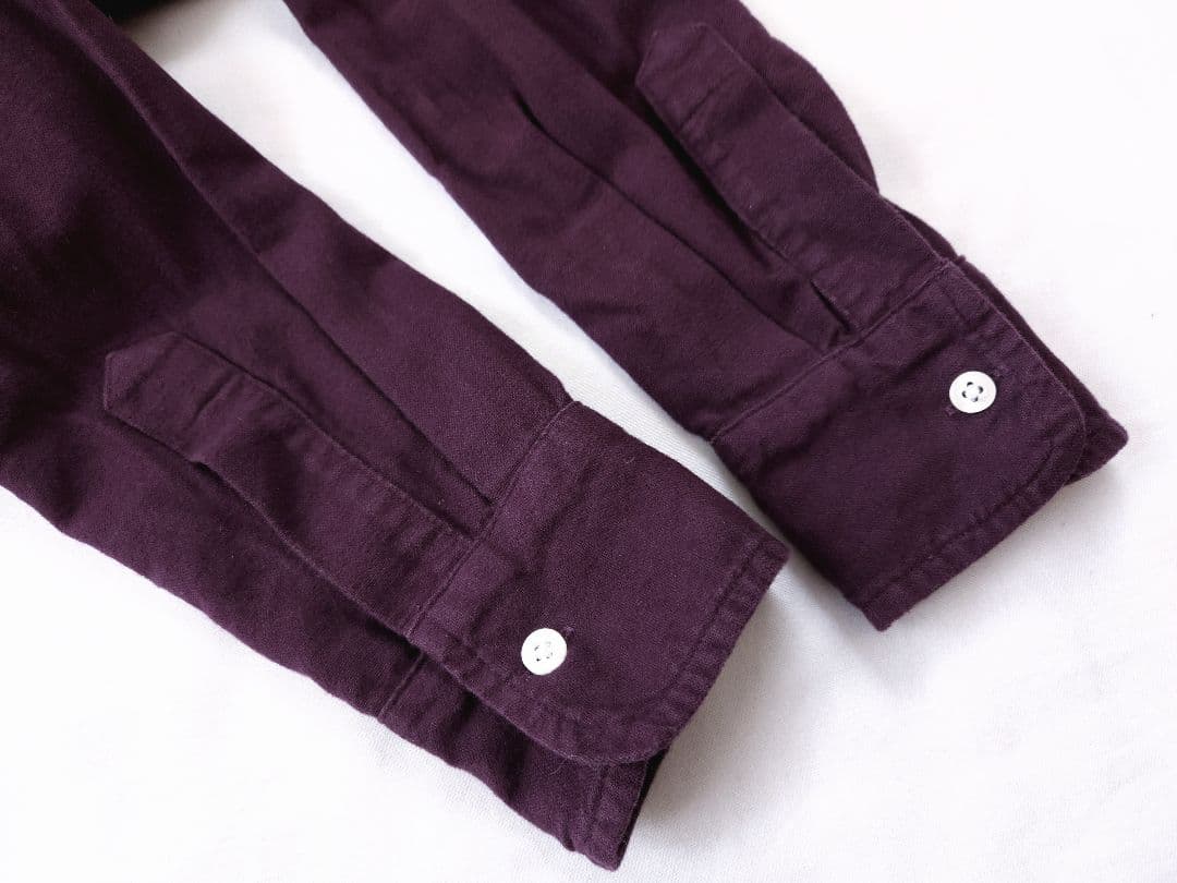 Frank&Eileen　BARRY　バリー　シャツ ボルドー系