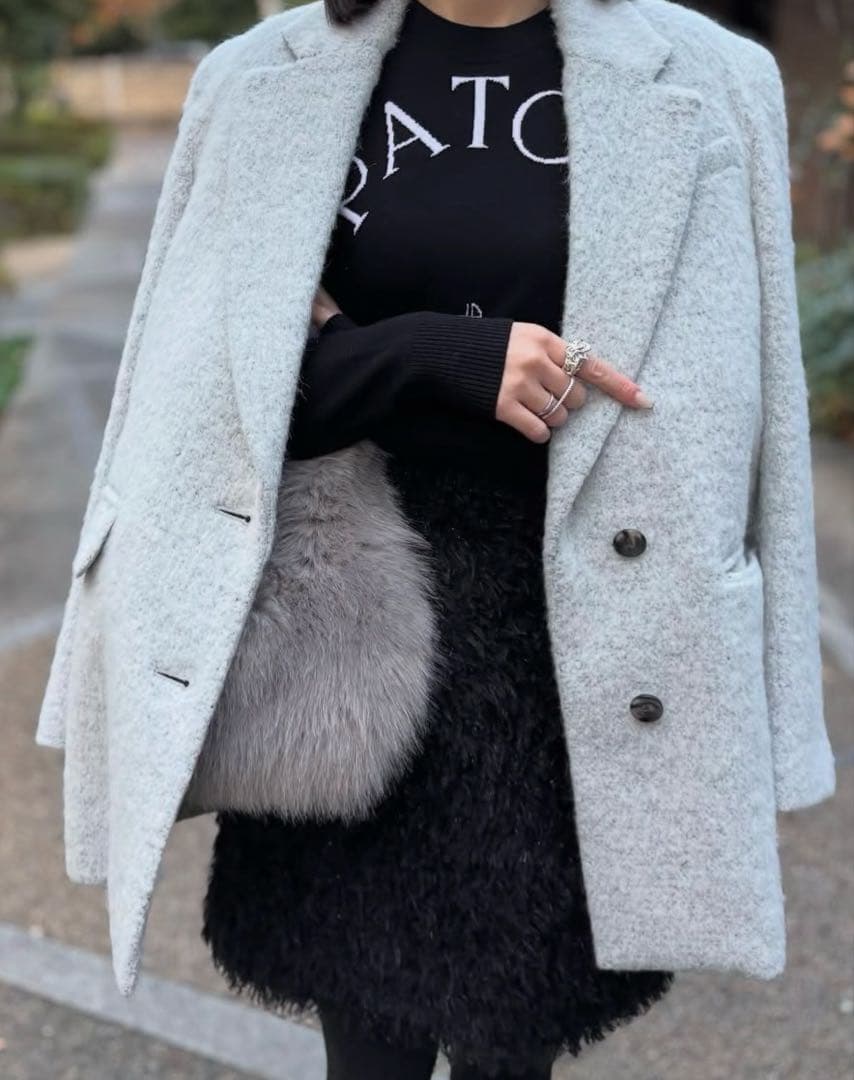 fray I.d フレイアイディー　シャギー　ジャケット　コート