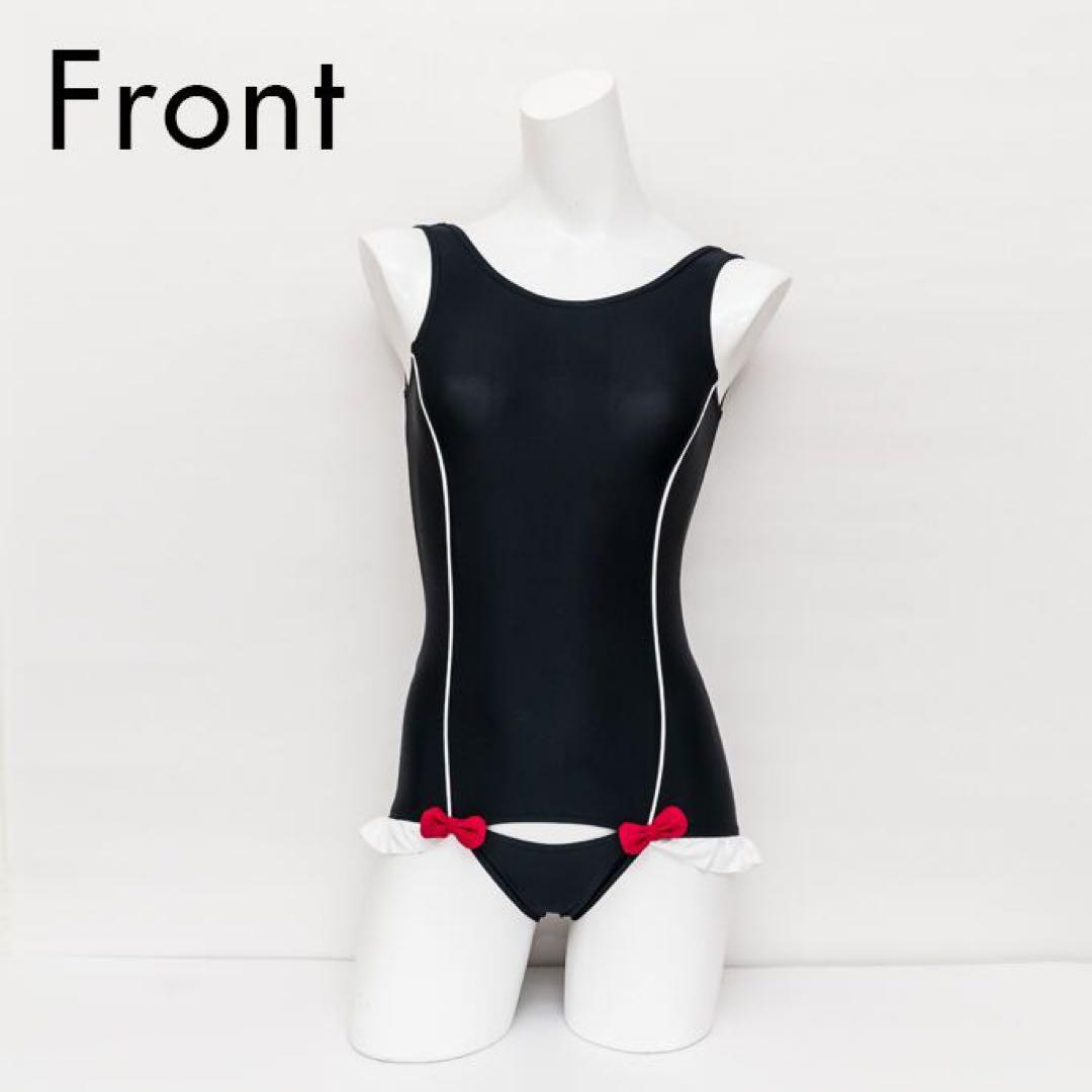 【コスプレ】口枷屋モイラ スクールフィクション セーラー水着 マイクロリボン