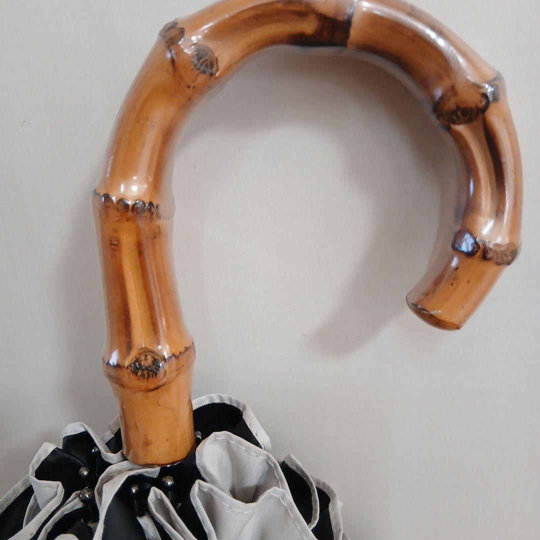 芦屋ロサブラン　Rose Blanc フリル付き日傘