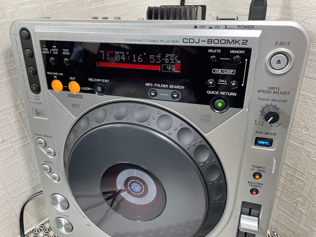 pioneer dj パイオニア　CDJ-800mk2 レンズメンテナンス