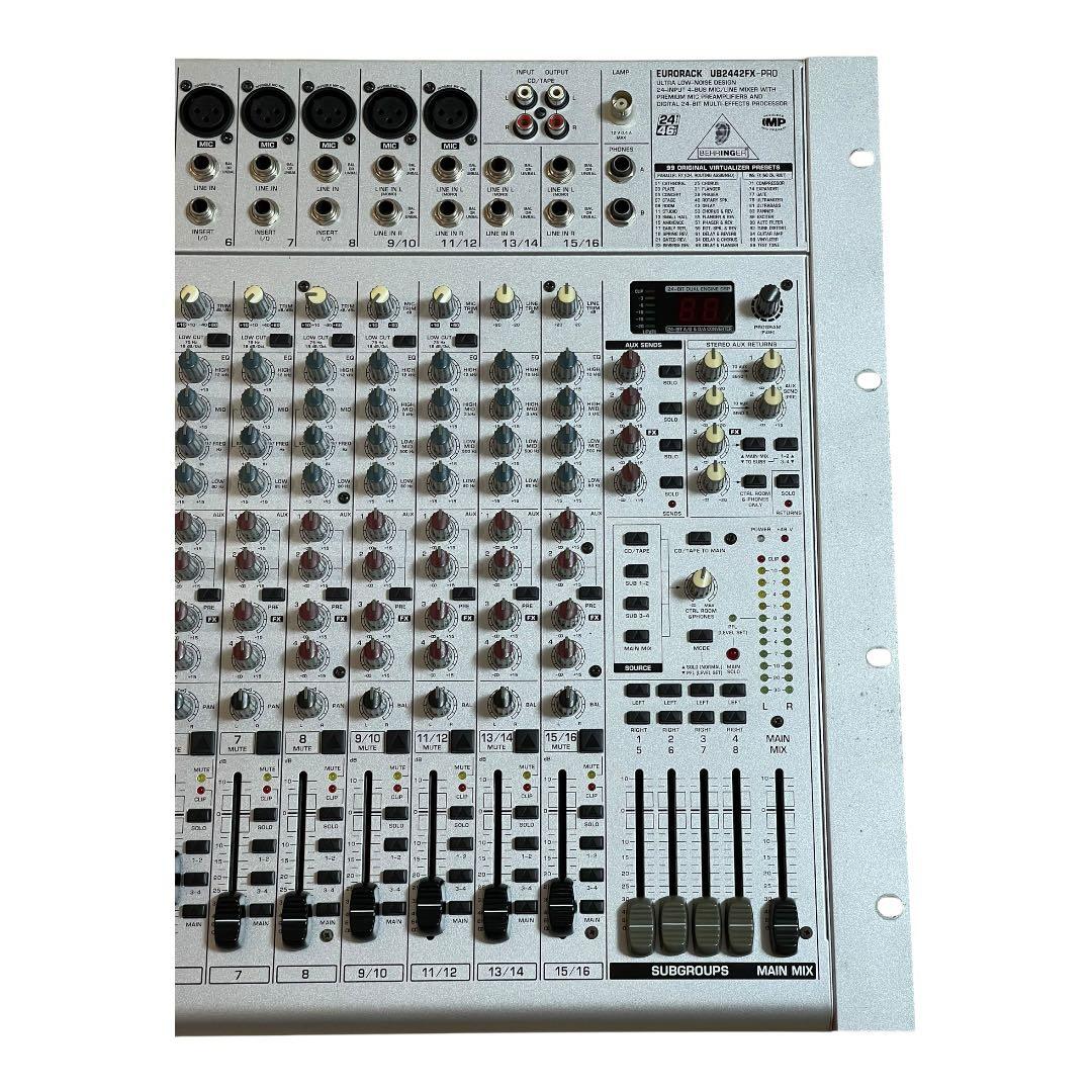 BEHRINGER ベリンガー UB2442FX-PRO ミキサー 動作品