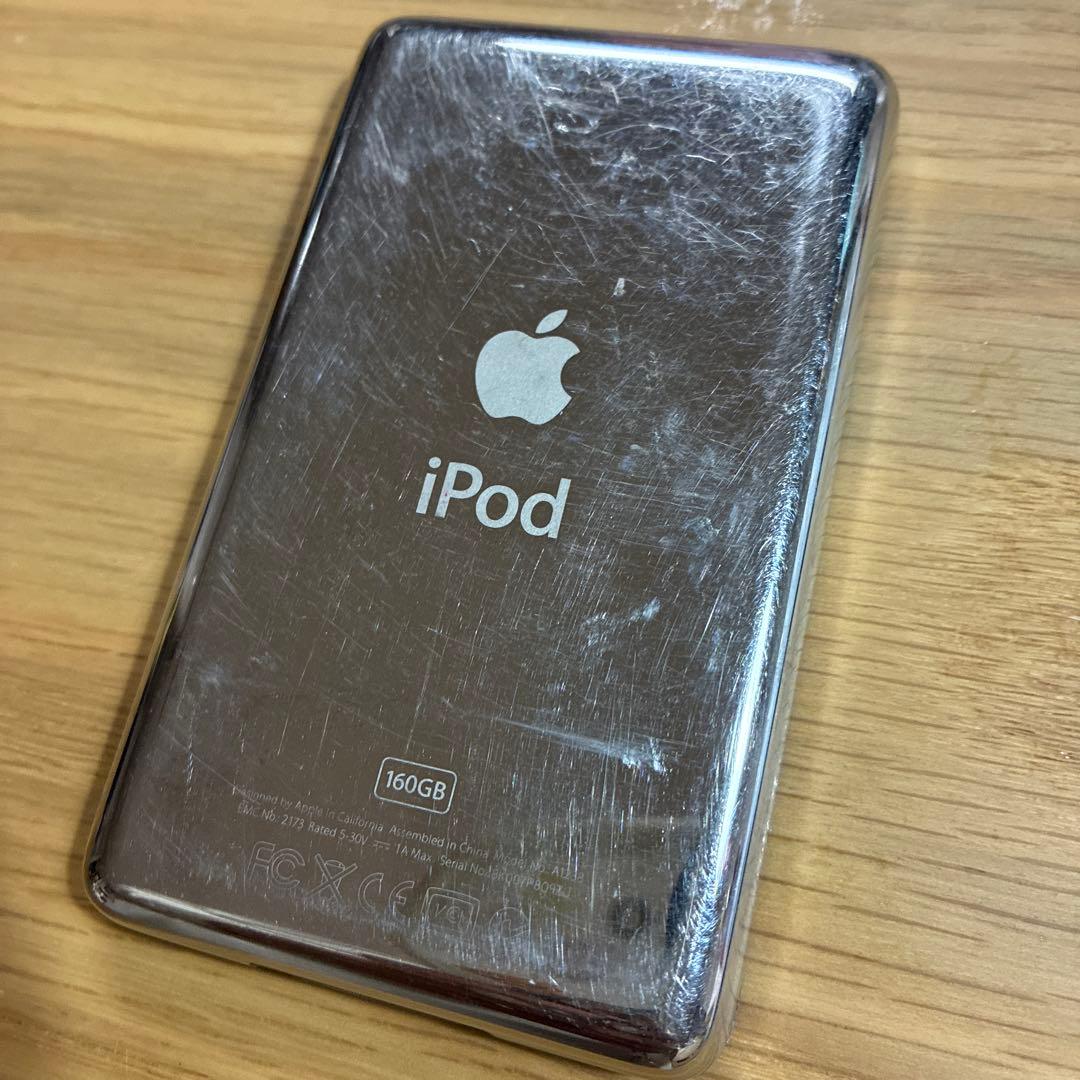 Apple iPod Classic 160GB ブラック 黒 傷ありジャンク品