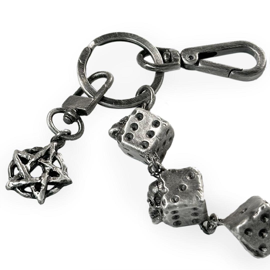 小物 emostanceclub skull dice wallet chain
