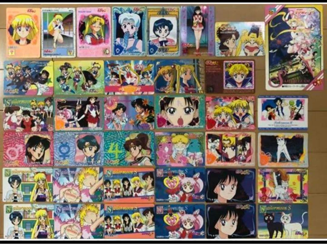 セーラームーン 当時物 カード ファイル　シール　セット