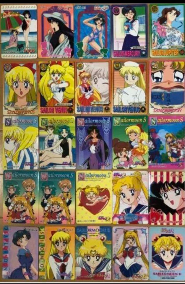 セーラームーン 当時物 カード ファイル　シール　セット