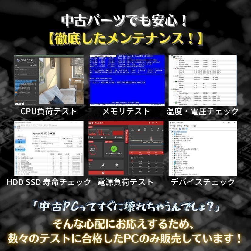 大画面24㌅6画面 トレーディングPCフルセット デイトレ 株式 FX T622