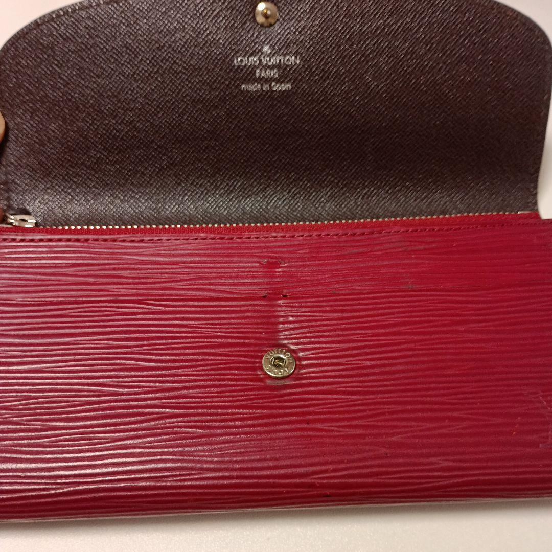 LOUIS VUITTON エピレザー 長財布 赤