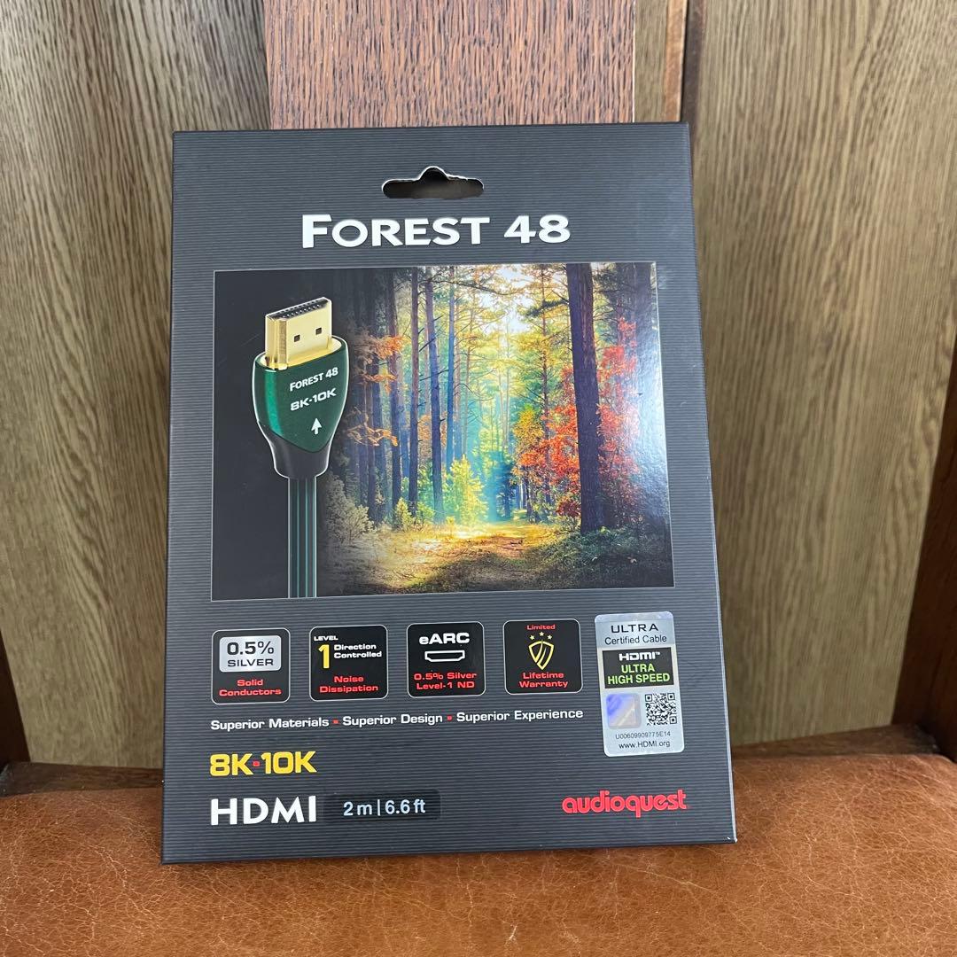 新品 オーディオクエスト HDMIケーブル 4K FOR48G2M