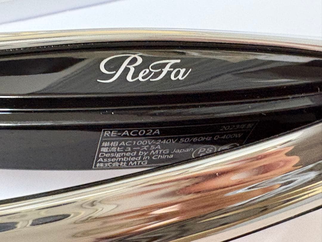 ReFaストレートヘアアイロン Re-AC02A 2023年製　24年購入
