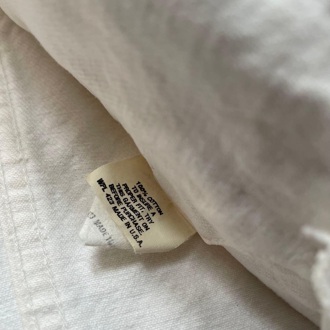 80's levi's 70506 デニムジャケット　白　アメリカ　ボロ　USA