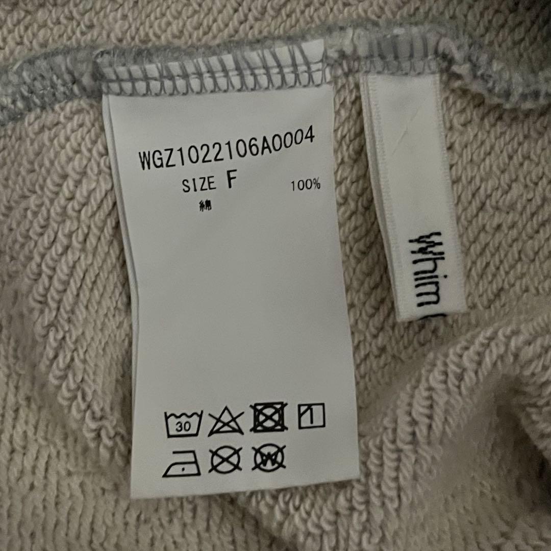 定価1.98万 ウィムガゼット フロッキーロゴスウェット オーバーサイズ