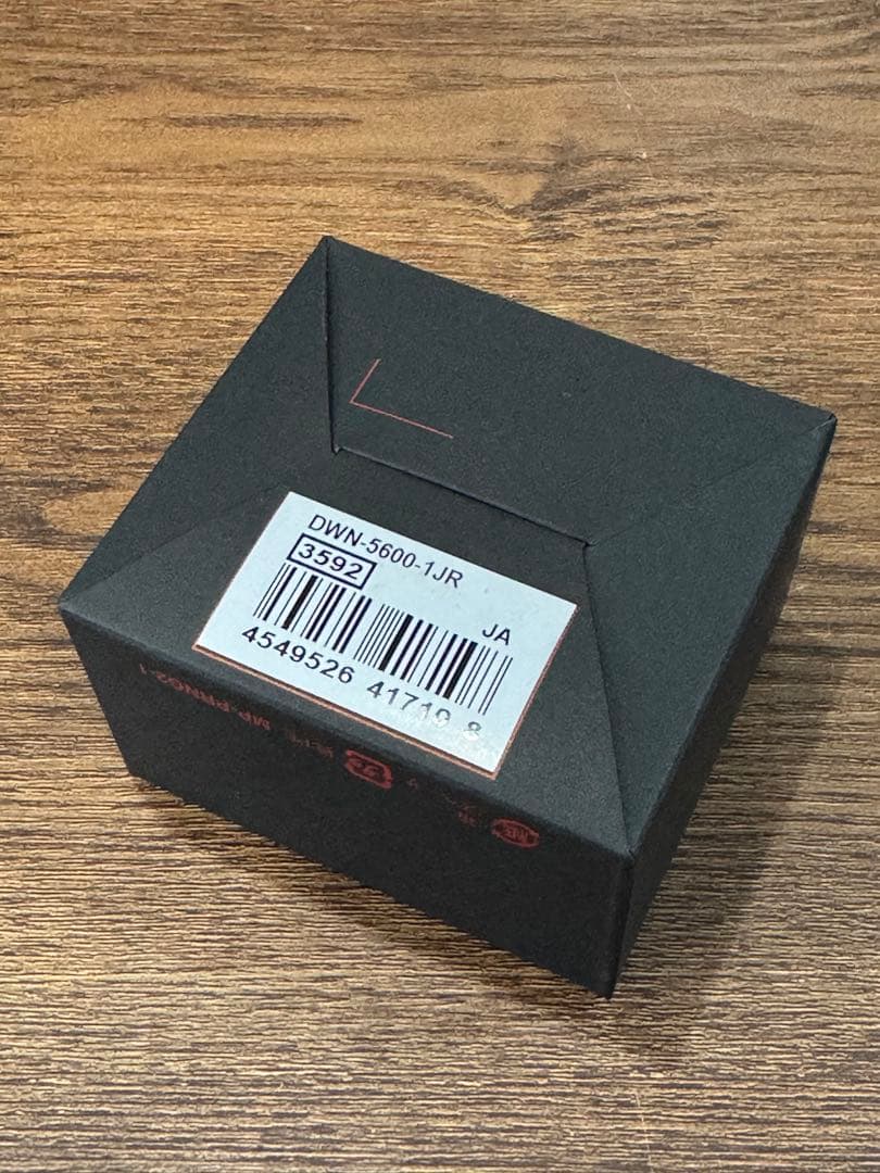 証明書付 CASIO G-SHOCK nano DWN-5600-1JRブラック