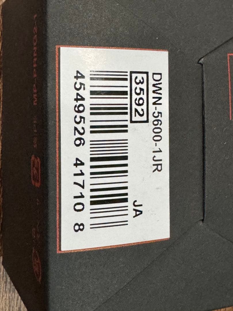 証明書付 CASIO G-SHOCK nano DWN-5600-1JRブラック