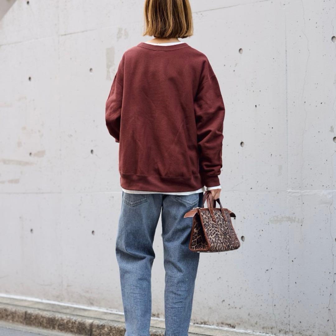 Champion 別注リバースウィーブ ロゴスウェットポケットプルオーバー