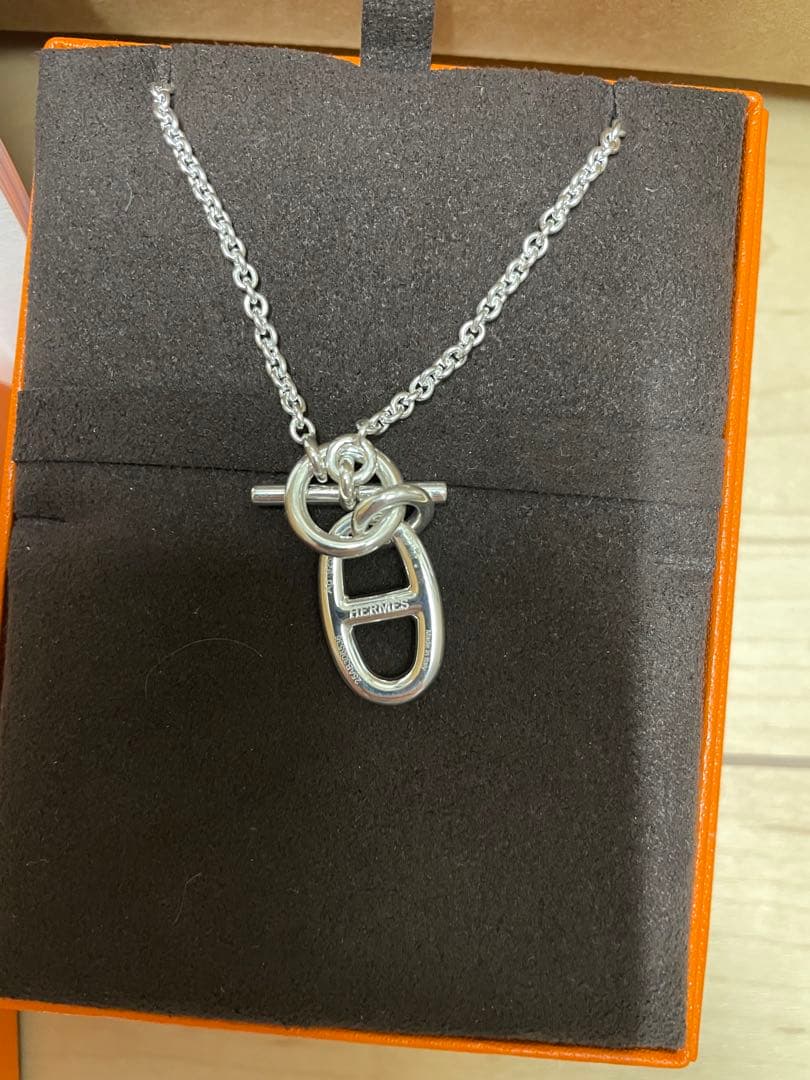 新品正規品　HERMES シェーヌダンクル　ペンダント
