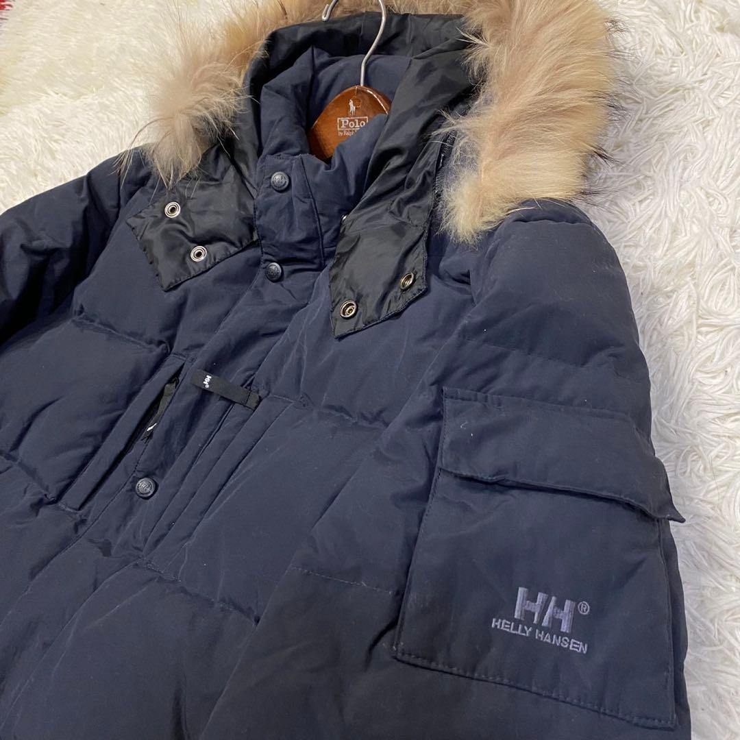 【美品✨】ヘリーハンセン 3way ダウンコート 黒 XL