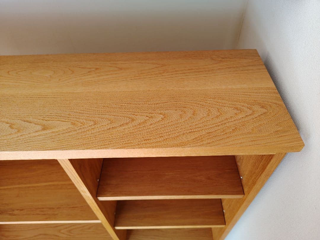 オーク材　無垢 　本棚　 飾り棚　棚