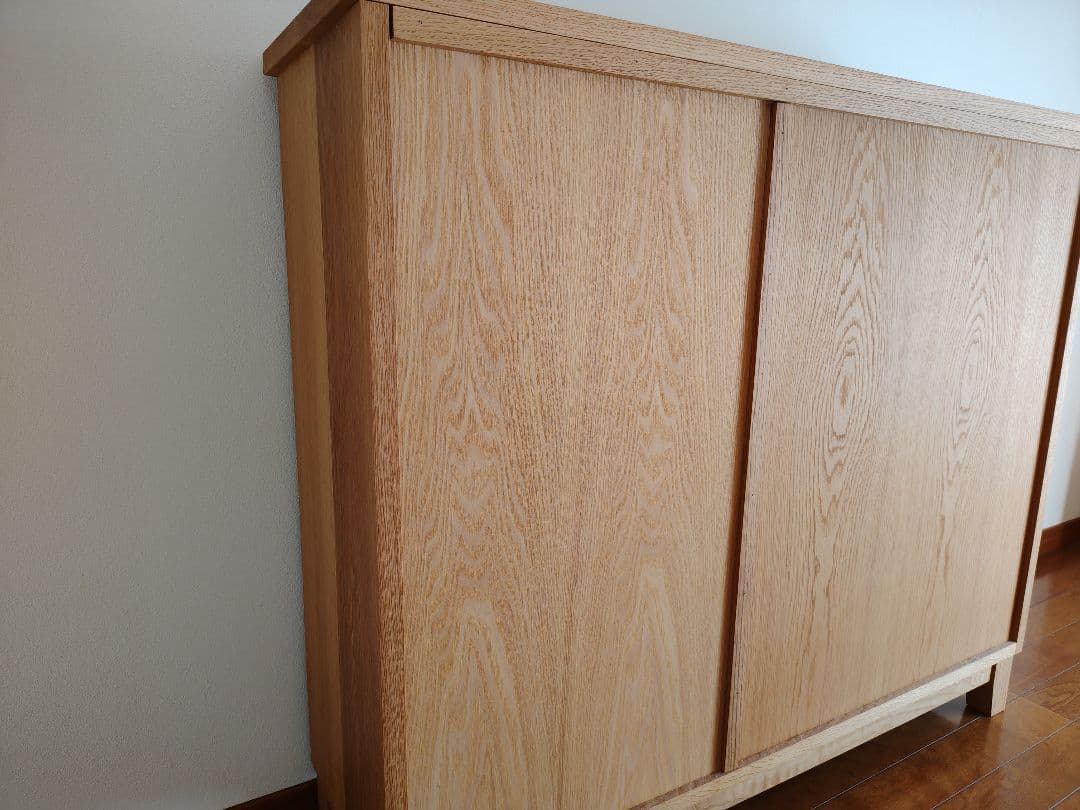 オーク材　無垢 　本棚　 飾り棚　棚