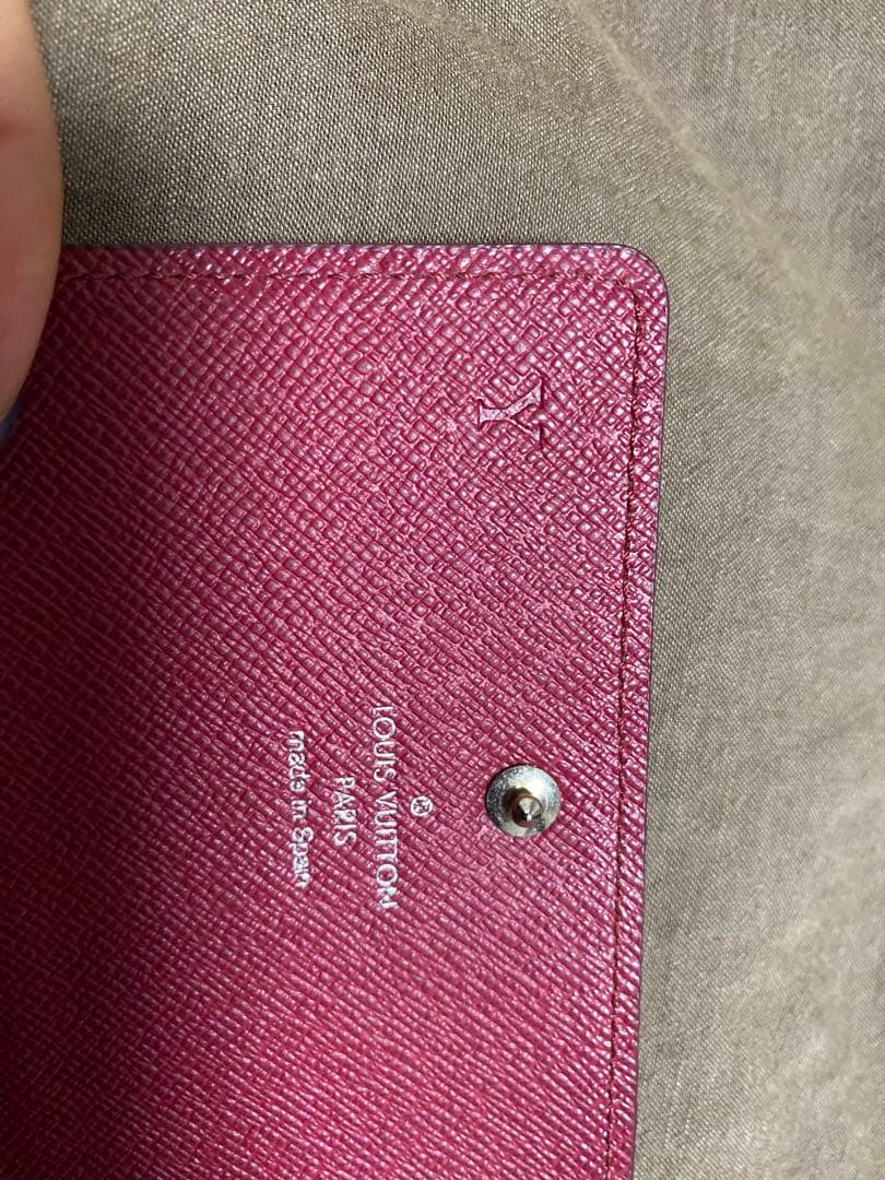 ゆっきぃ　Louis Vuitton 名刺入れ ワイン色