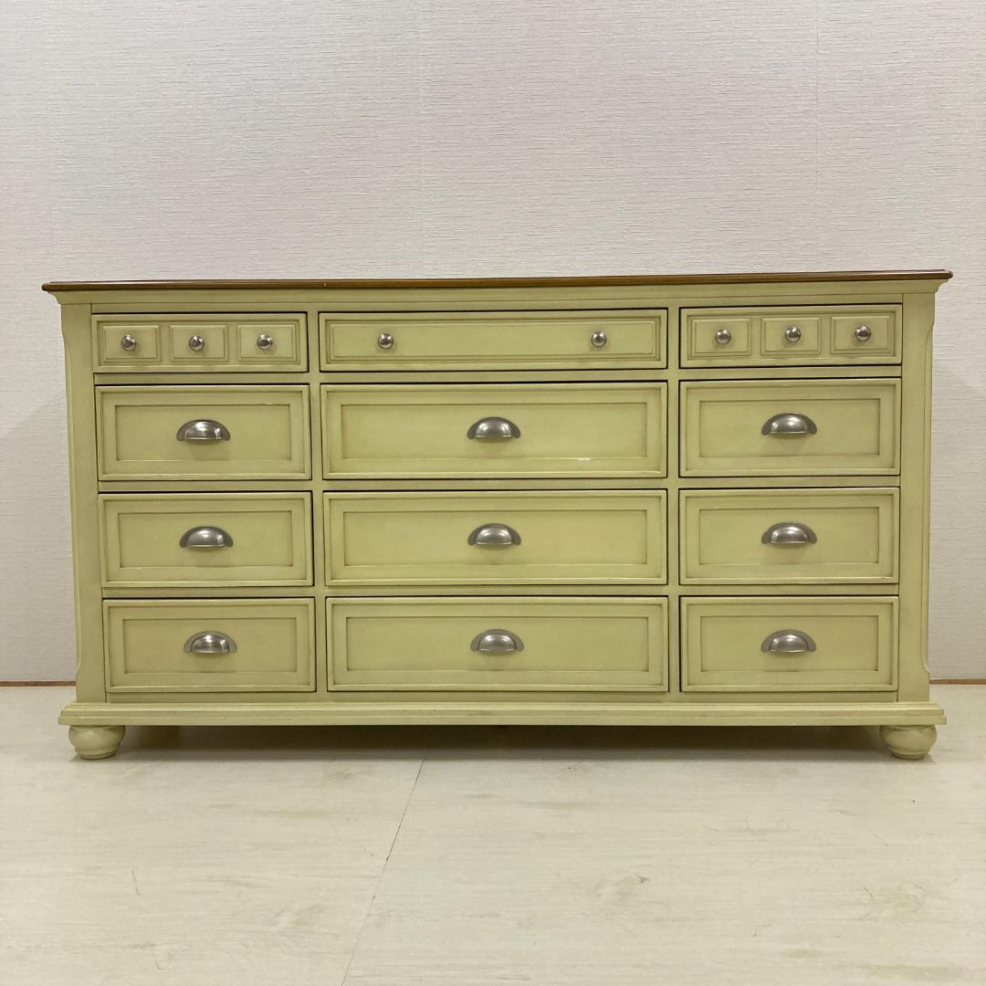 ASHLEY アシュレイ　アンティーク調　４段　チェスト　サイドボード　収納