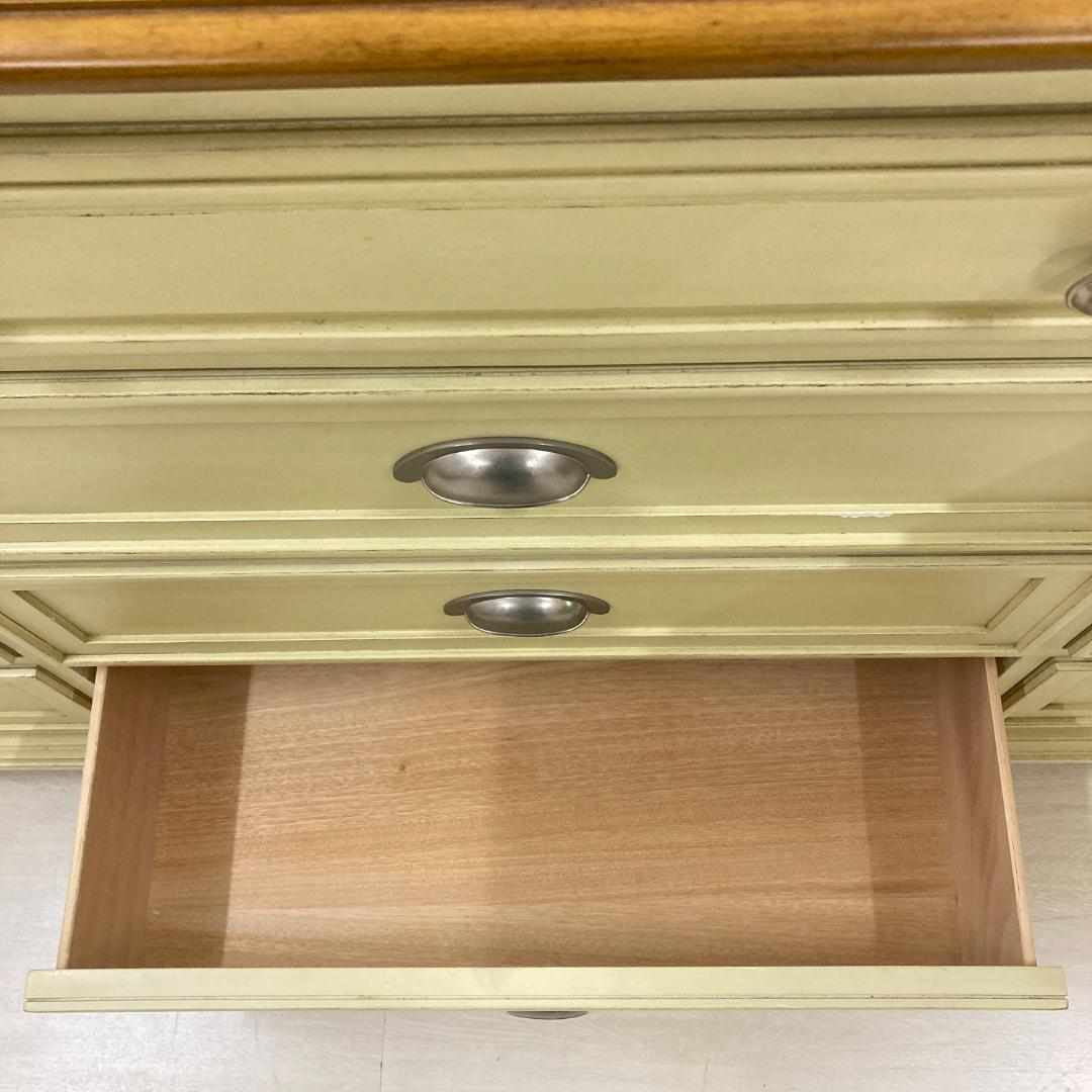 ASHLEY アシュレイ　アンティーク調　４段　チェスト　サイドボード　収納