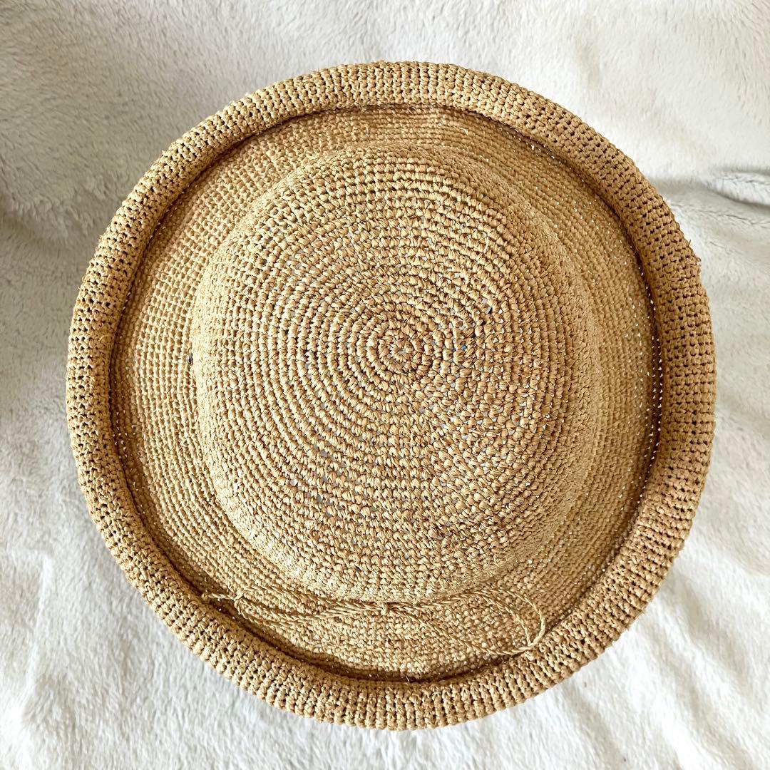 新品 ヘレンカミンスキー ラフィア ローラブルハット ナチュラルベージュ