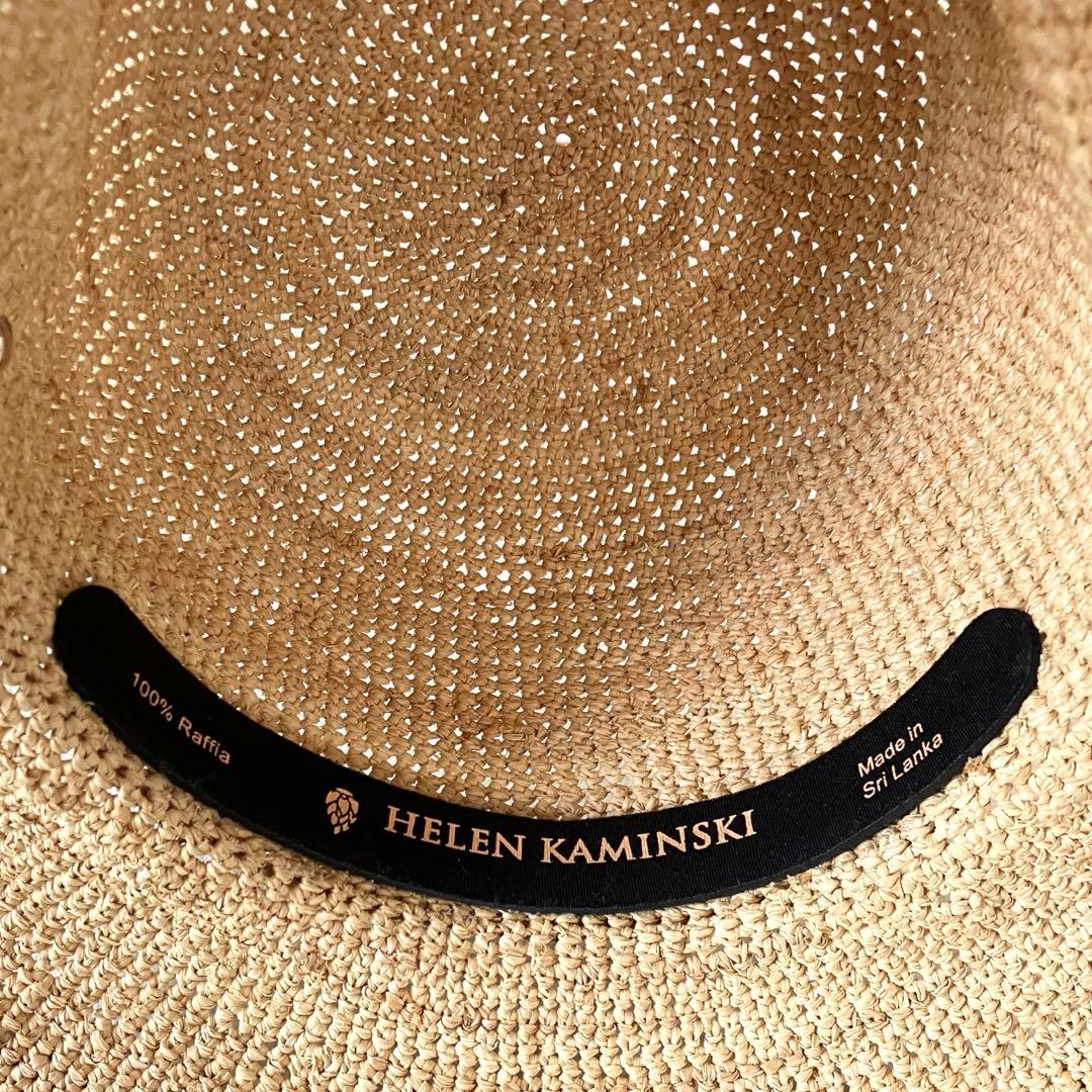 新品 ヘレンカミンスキー ラフィア ローラブルハット ナチュラルベージュ