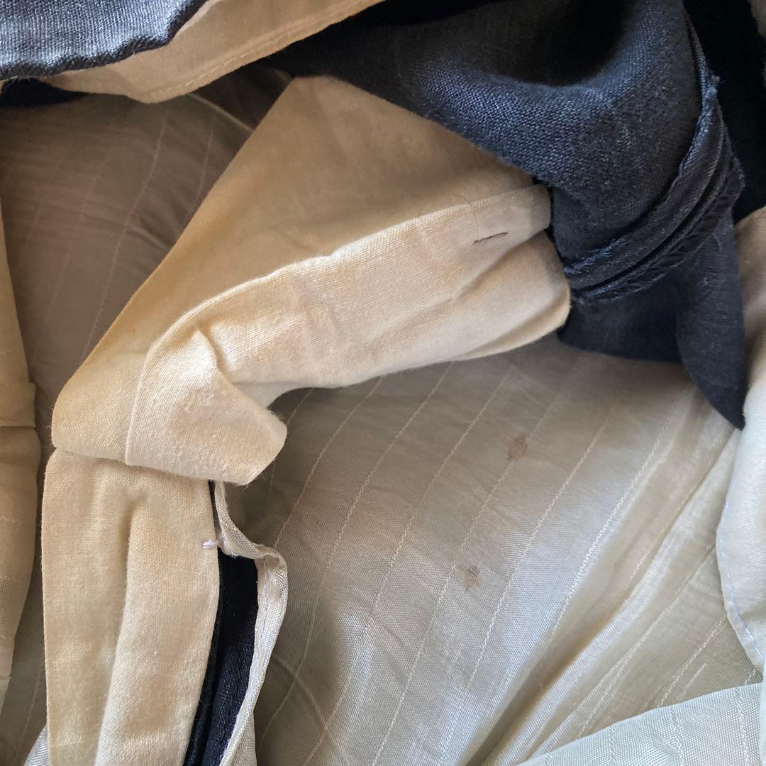 80s〜　イタリア製 GIANFRANCO FERRE ブラックリネンスラックス