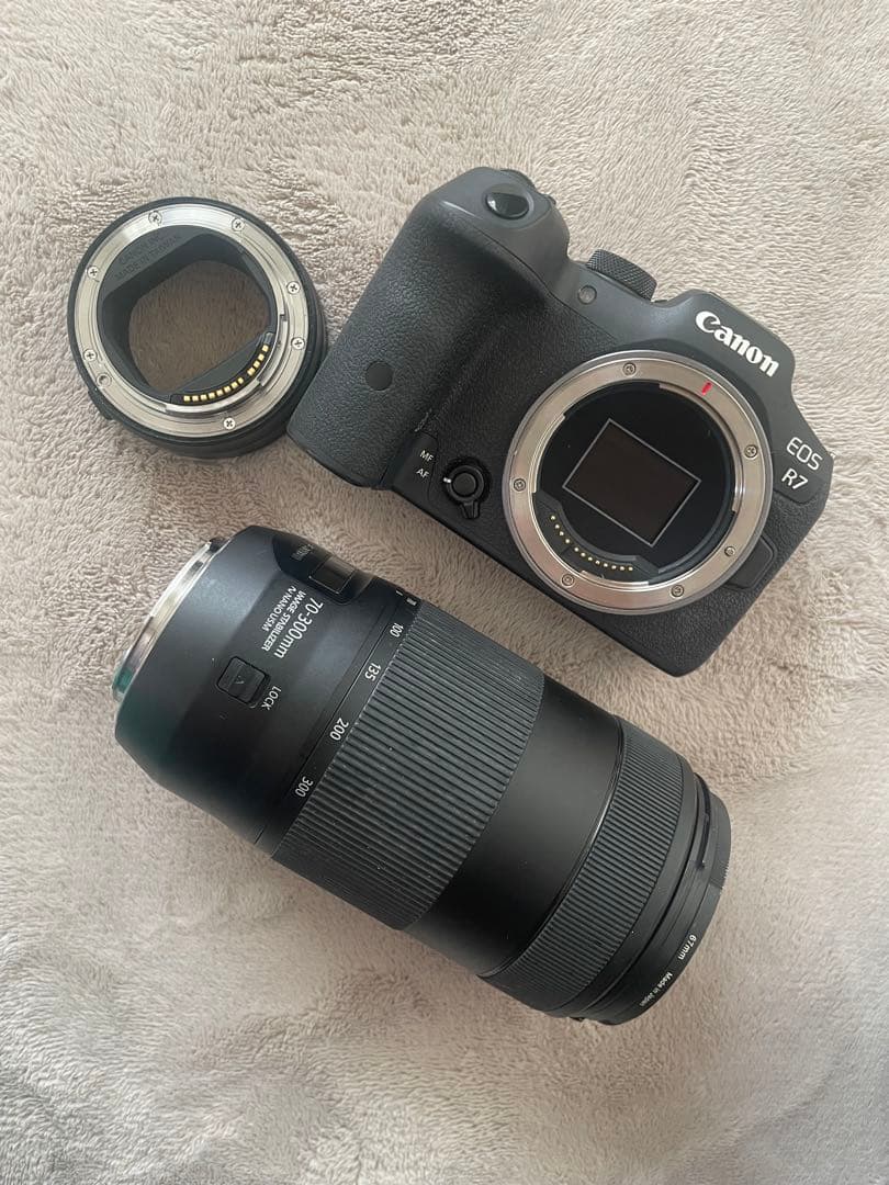 Canon EOS R7 レンズ70-300 アダプタ　セット