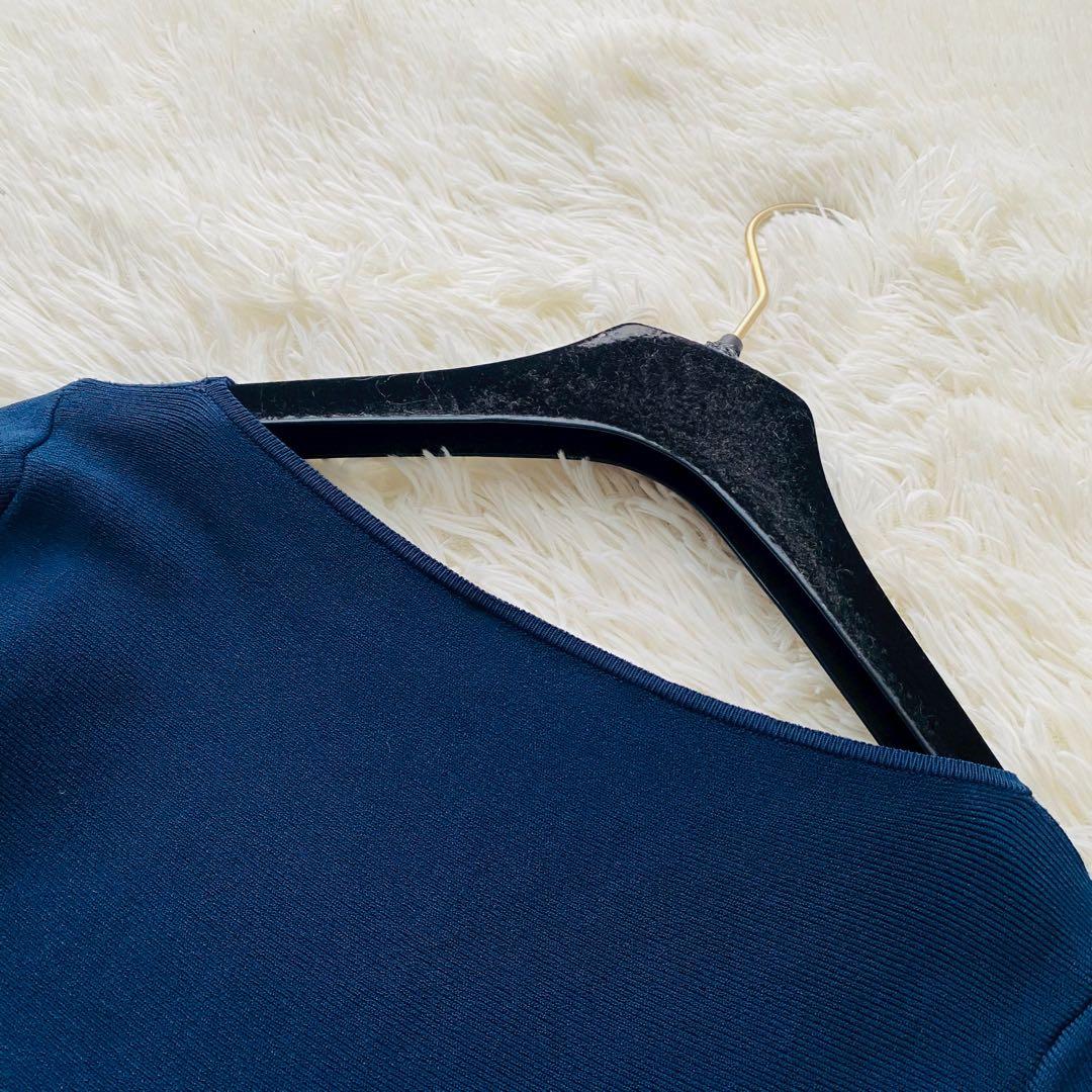 アナイ×イタリア製ロベルトコリーナ別注●未使用タグ付●ハイゲージニットドレス M