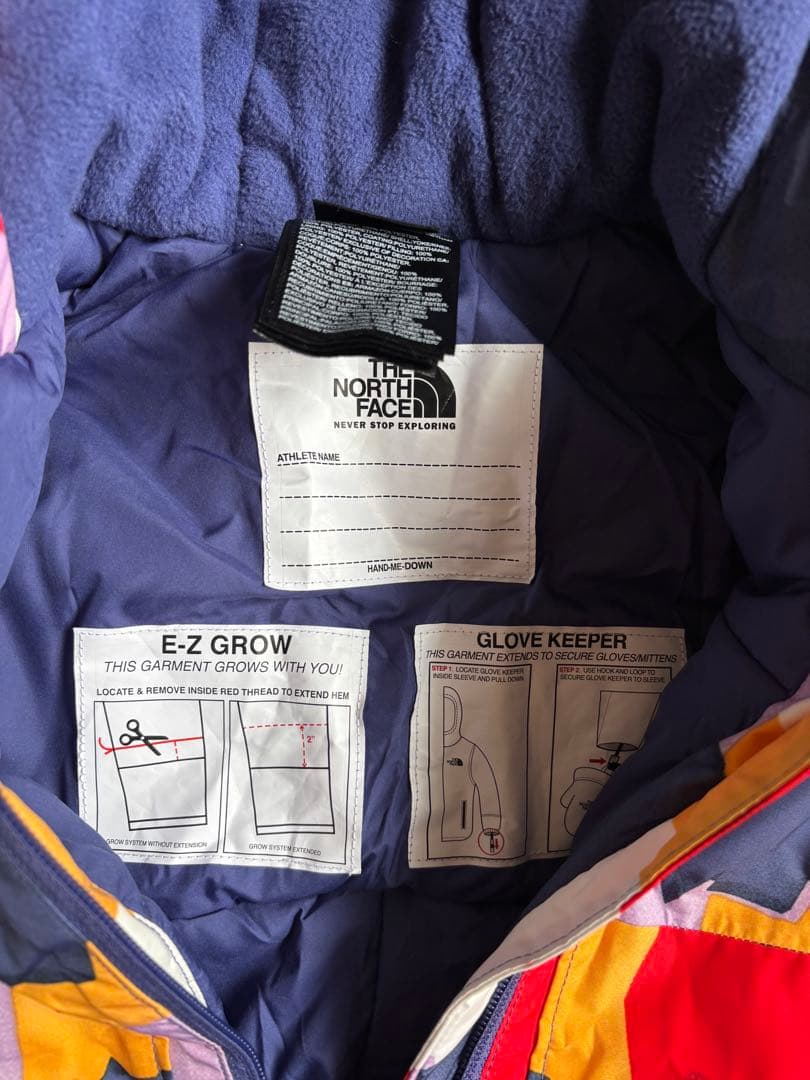 美品　North Face スキーウェア　2歳