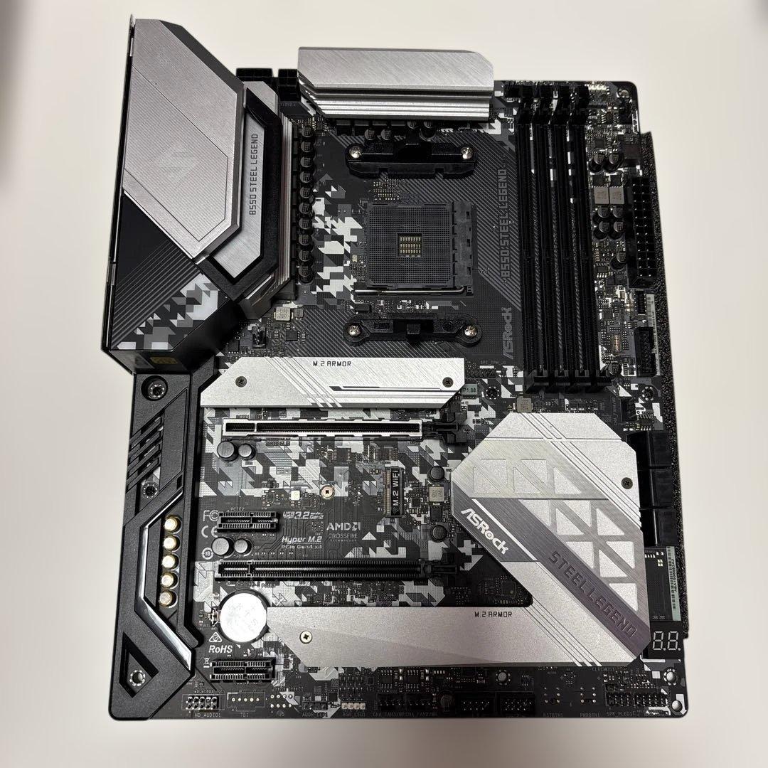 Asrock B550 Steel Legend (起動後による動作確認済)