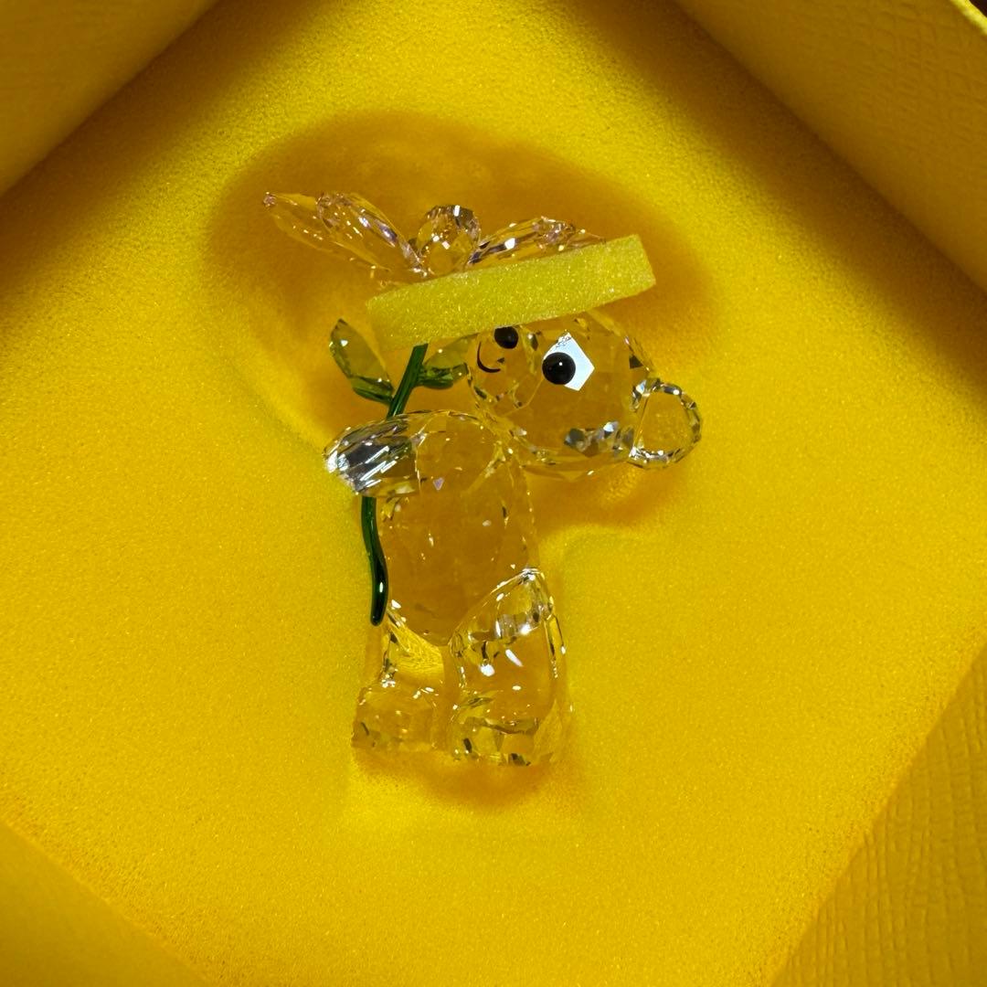 置物 Swarovski Kris Bear A Daisy for You