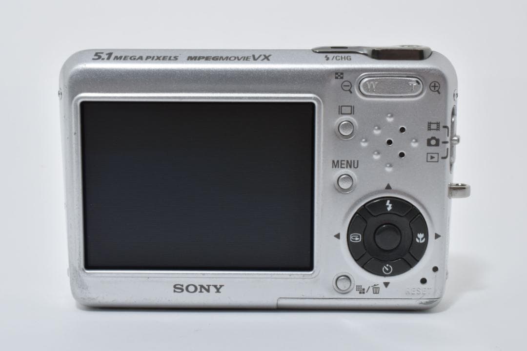 【美品】SONY Cyber-shot DSC-T3 シルバー　動作確認済