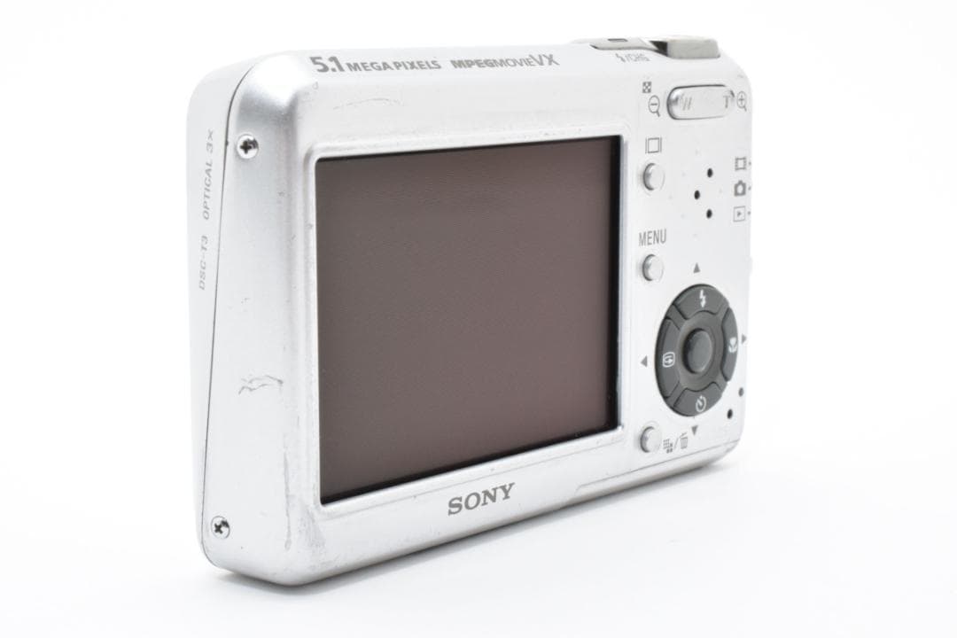 【美品】SONY Cyber-shot DSC-T3 シルバー　動作確認済