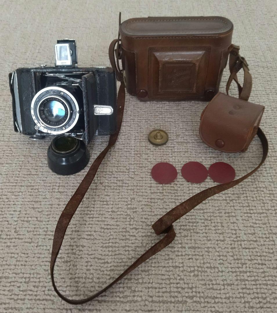 【貴重!】スプリング（蛇腹）カメラ　セミライラ　SEMI-LYRA　富士光学