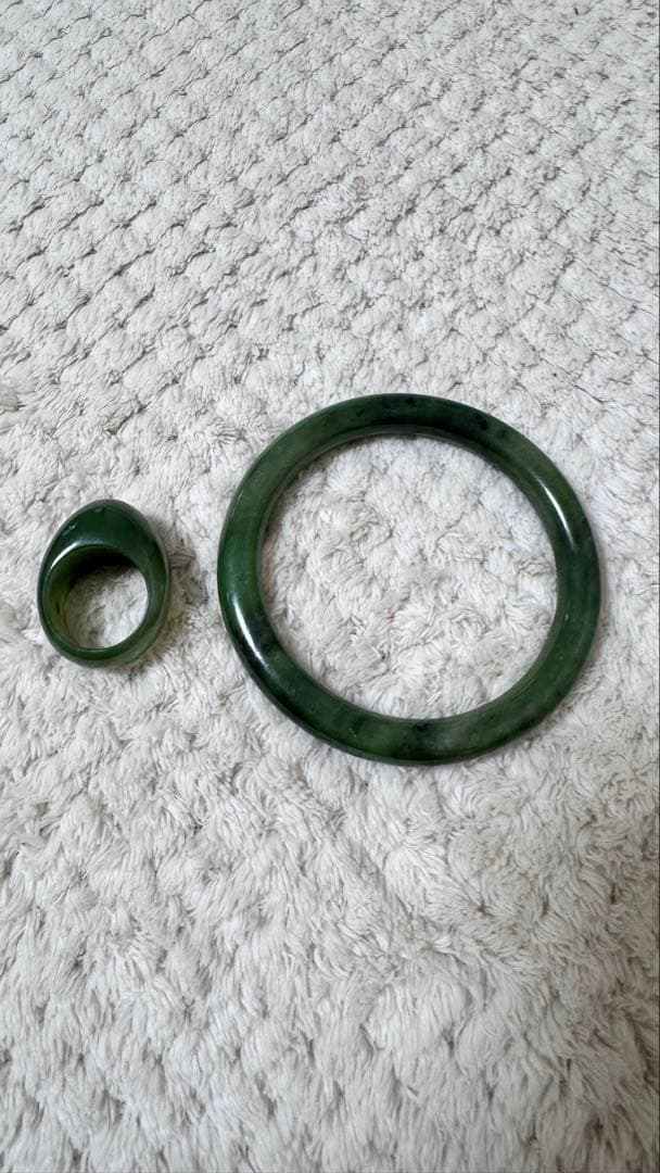 翡翠 バングル・リング セット