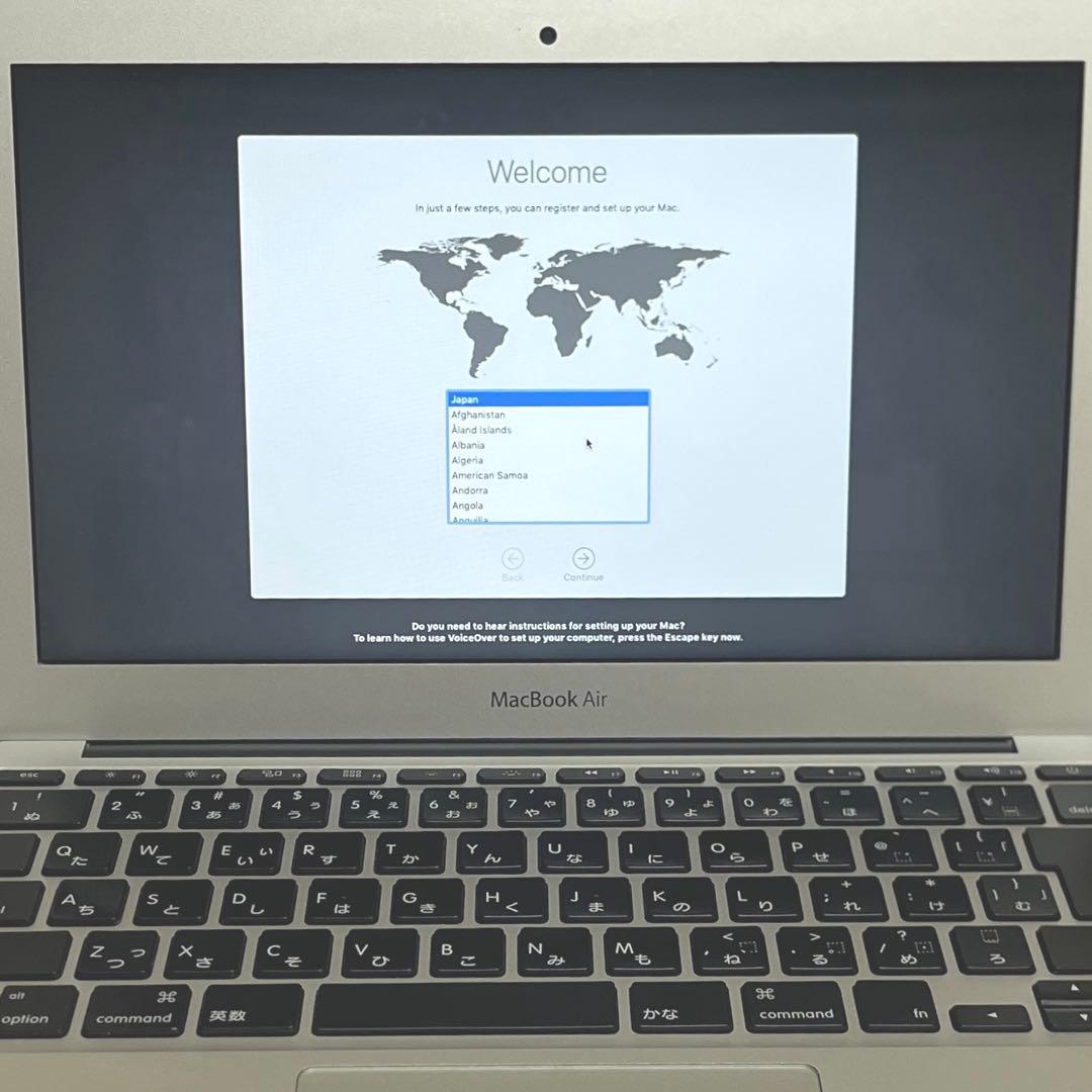 MacBook Air 11インチ LED バックライトワイドスクリーン