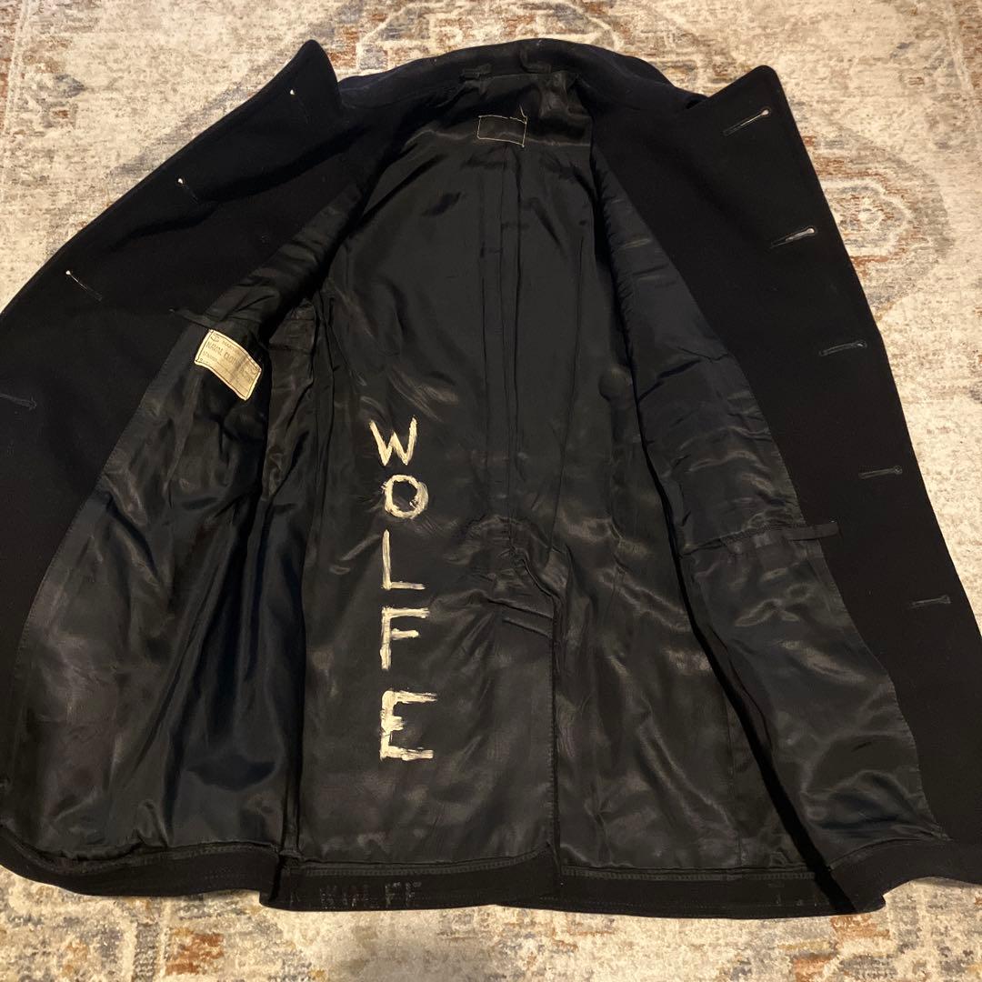 vintage　40s peacoat　usnavy