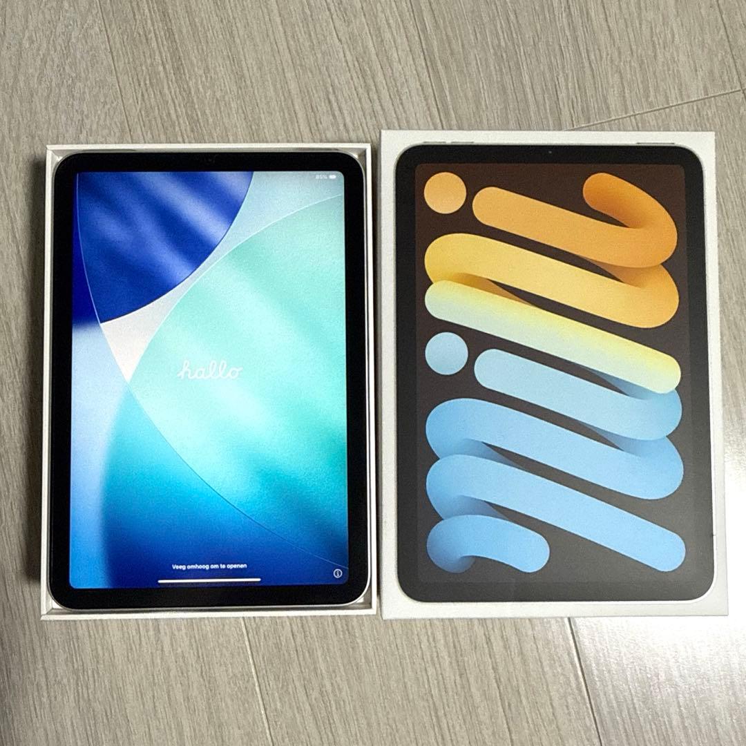 iPad mini 6 スターライト 256G 第6世代【最大容量93%】