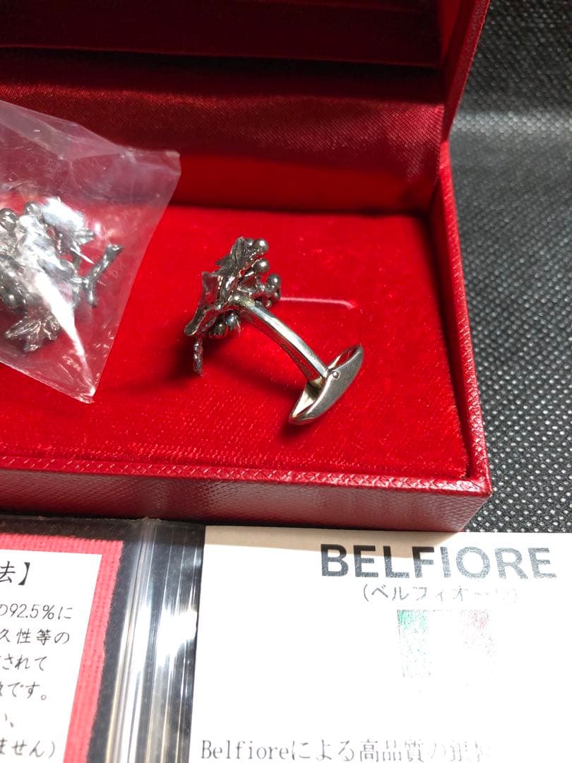 ベルフィオーレBELFIOREシルバー925、ぶどうカフスボタンカフリンクス